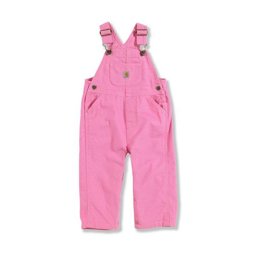 Carhartt Kid's Infant Girl's Washed Microsanded Canvas Overalls