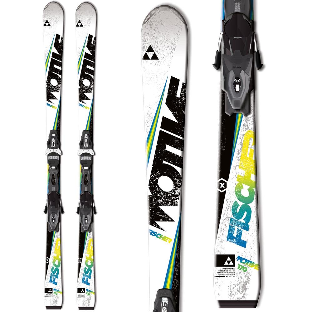 Kenco Outfitters Fischer Motive X Skis w/ RS10 PowerRail Bindings