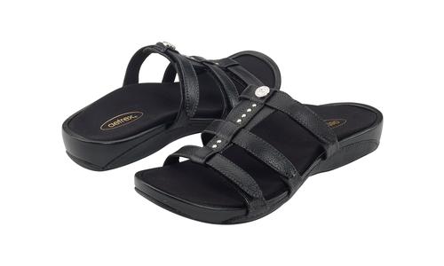Aetrex Women's Catalina Adjustable Leather Gladiator Sandal