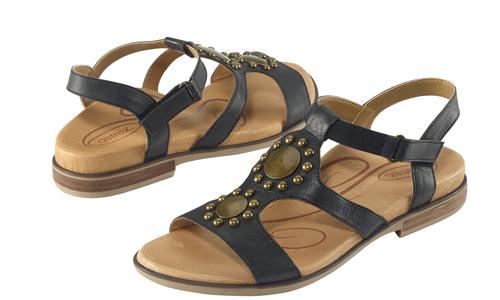 Aetrex Women's Vivian Gladiator Black