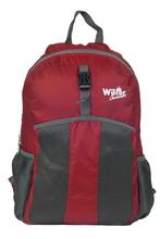 Wilcor Pocket Fold Backpack RED