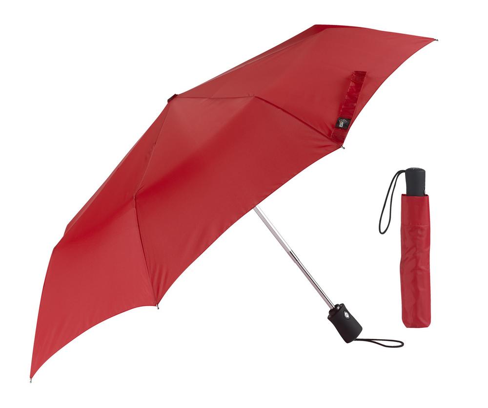 Lewis N Clark Travel Umbrella RED