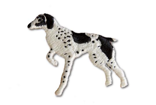  Pointer Embroidered Iron On Patch