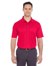 UltraClub Men's Cool & Dry Mesh Pique Polo RED