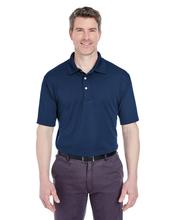 UltraClub Men's Cool & Dry Stain-Release Performance Polo NAVY