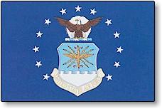  3x5 Ft.Us Air Force Nyl- Glo Flag