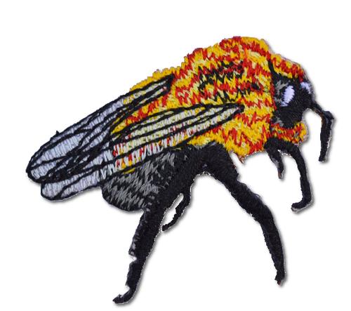 Fly Embroidered Iron On Patch