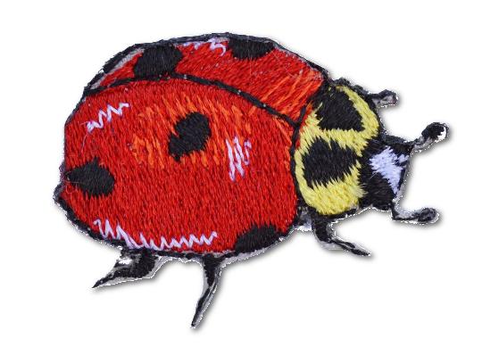  Ladybug Embroidered Iron On Patch