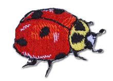  Ladybug Embroidered Iron On Patch