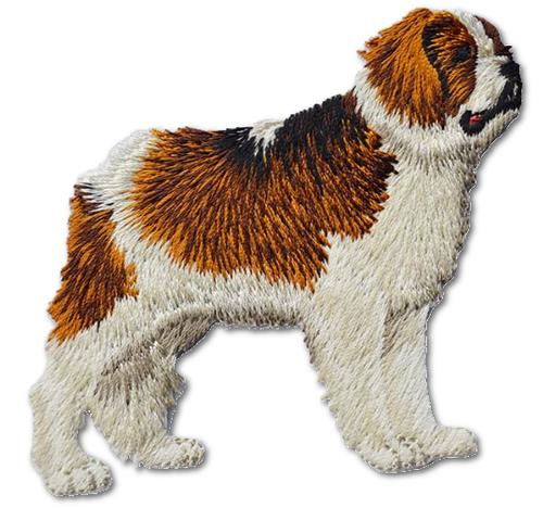 Saint Bernard Embroidered Iron On Patch