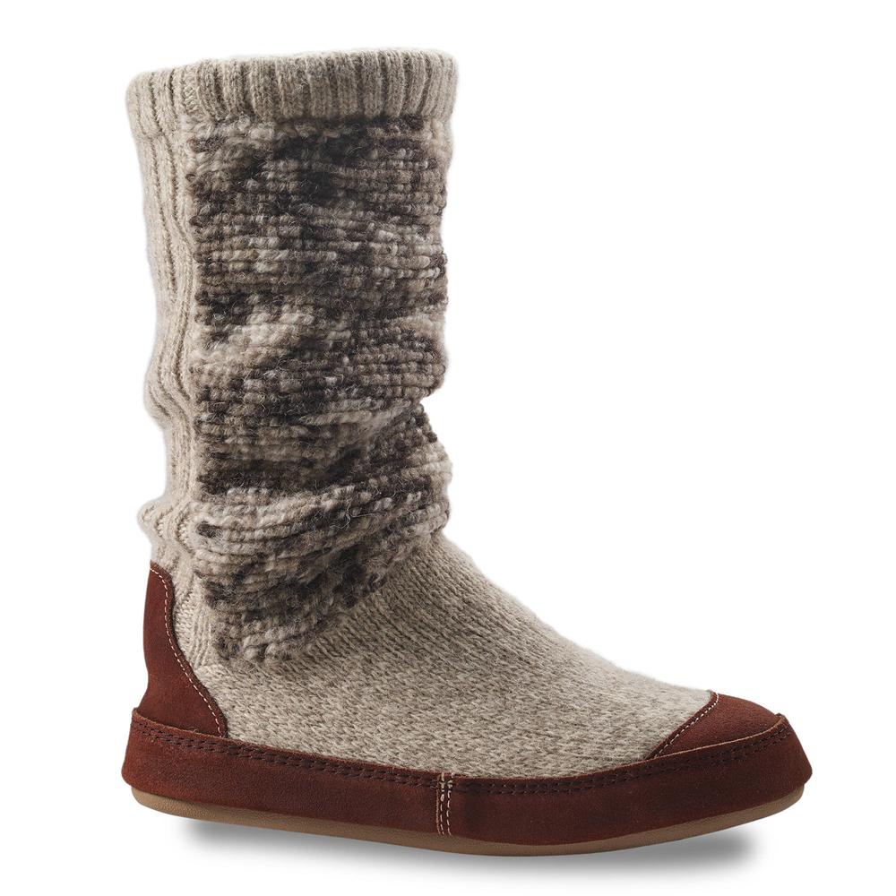 Kenco Outfitters Acorn Womens Slouch Boot Slipper Socks - 