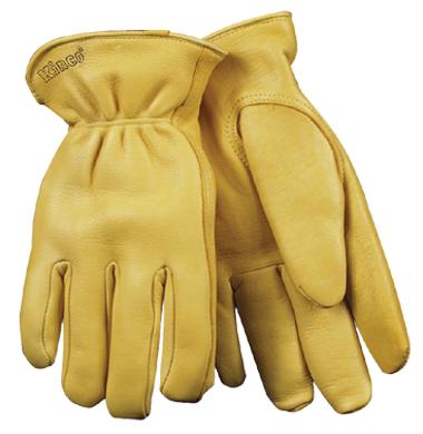 Kinco Grain Deer Skin Leather Driving Gloves with HeatKeep Lining BROWN