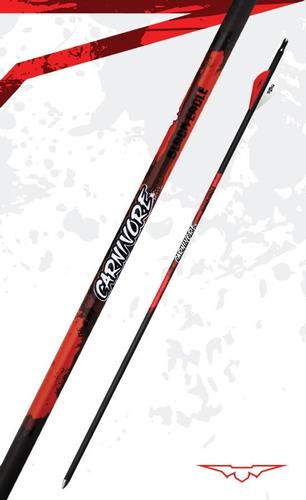 Black Eagle Arrows Carnivore Ultra Light Fletched Arrows 6-Pack 350 Spine