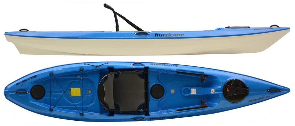 Hurricane Kayaks Skimmer 116 Kayak with 1st Class Seat BLUE