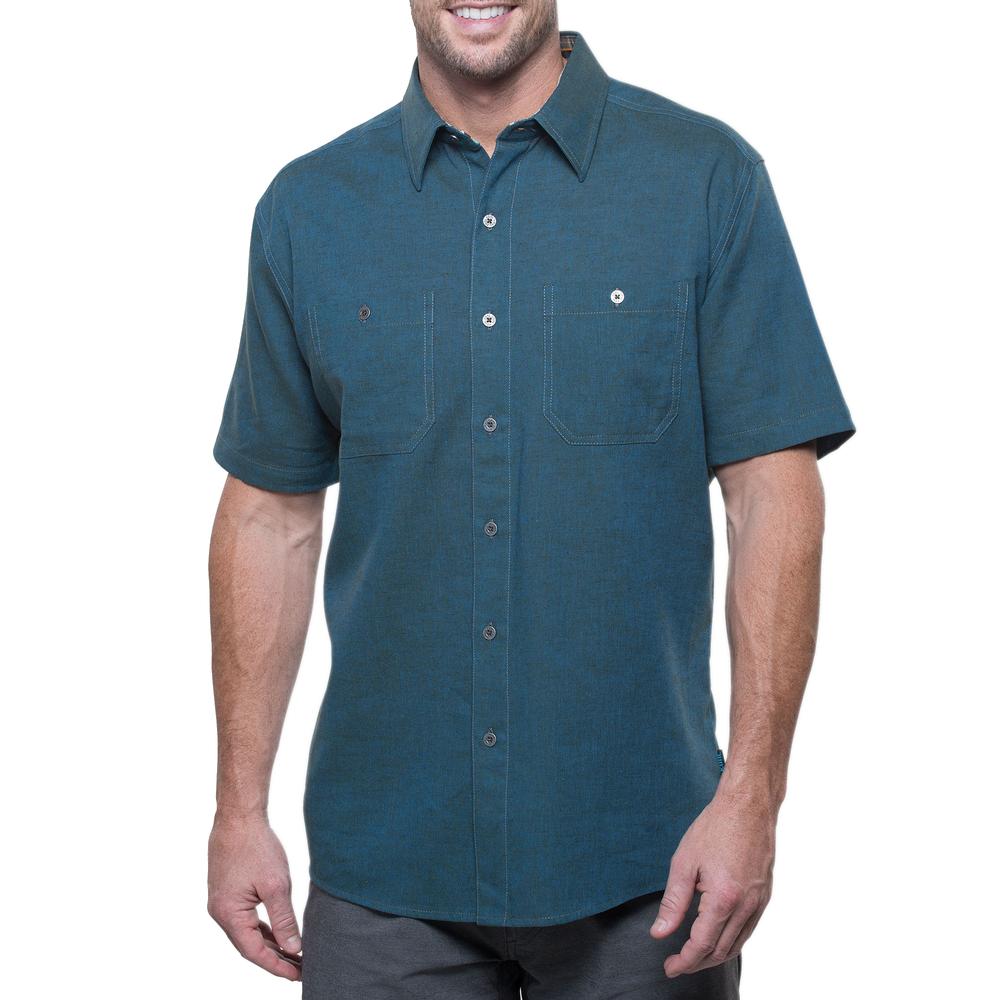 Kuhl Men's Skorpio Short Sleeve Shirt PIRATE