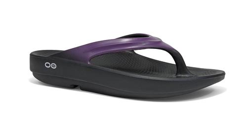 Oofos Women's OoLala Satin Flip Flop
