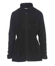 Woolrich Women's Andes Fleece Long Full Zip Jacket BLACK