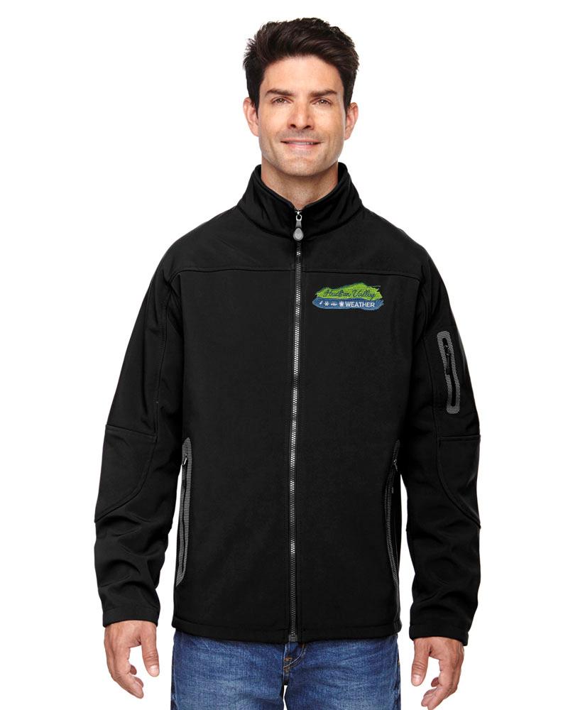 Hudson Valley Weather Embroidered Fleece Jacket BLACK