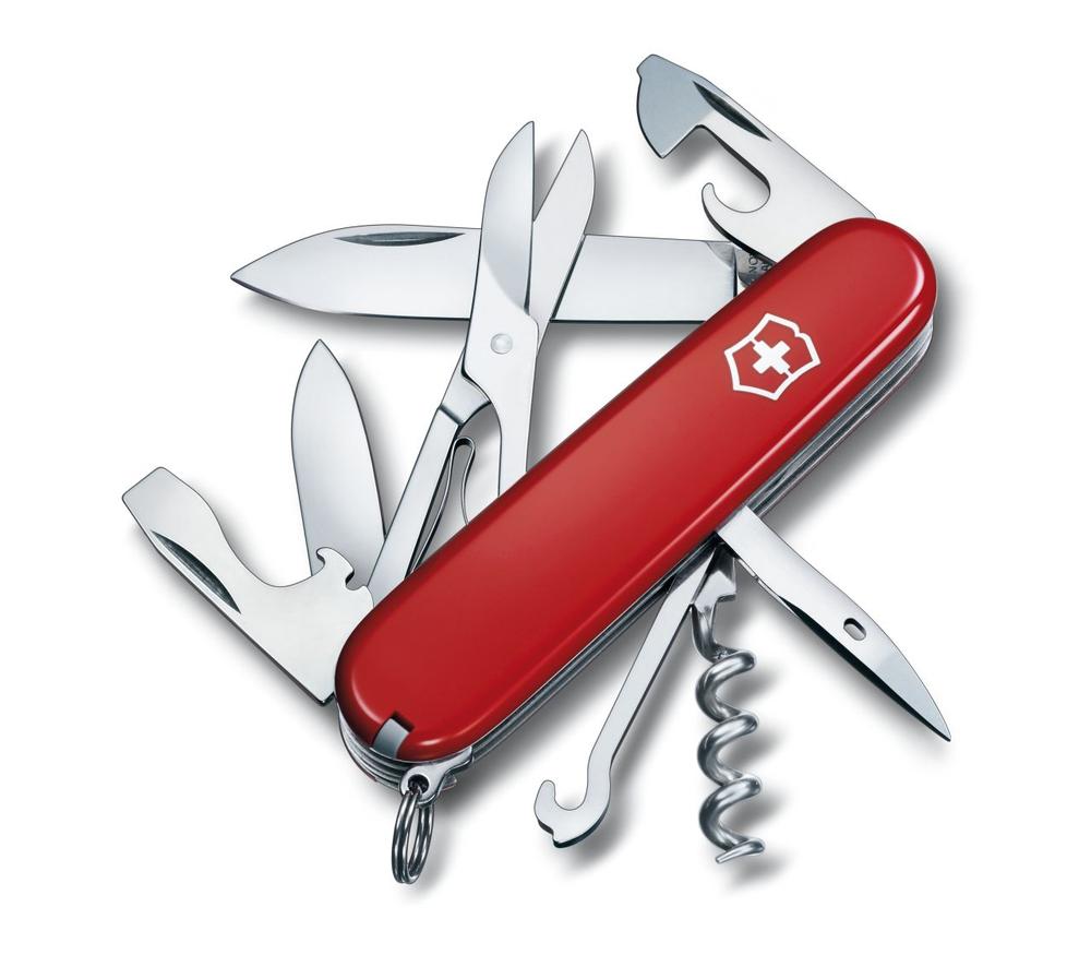 Victorinox Swiss Army Climber Pocket Knife RED