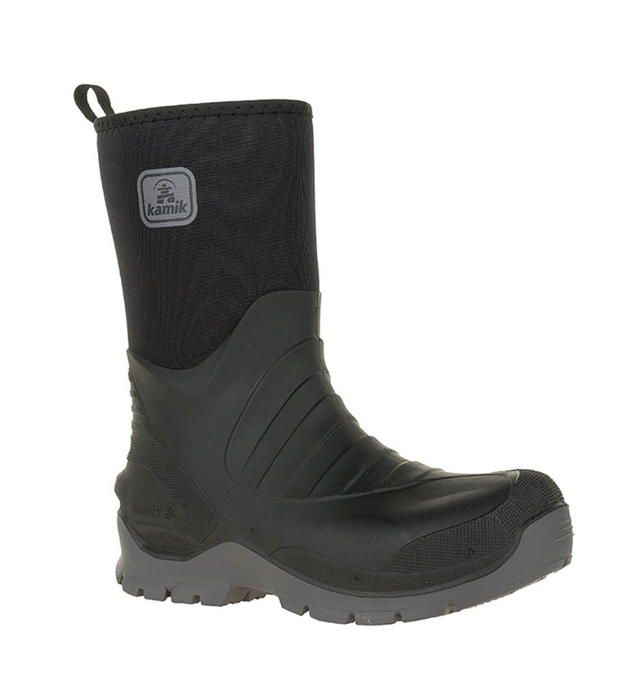Kamik Men's Shelter Insulated Rubber Boots BLACK