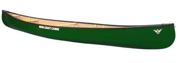 Nova Craft Canoe Prospecter 16 Tuff Stuff with Aluminum Gunwales GREEN