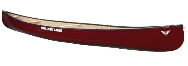Nova Craft Canoe Prospecter 16 Tuff Stuff with Aluminum Gunwales OXBLOOD