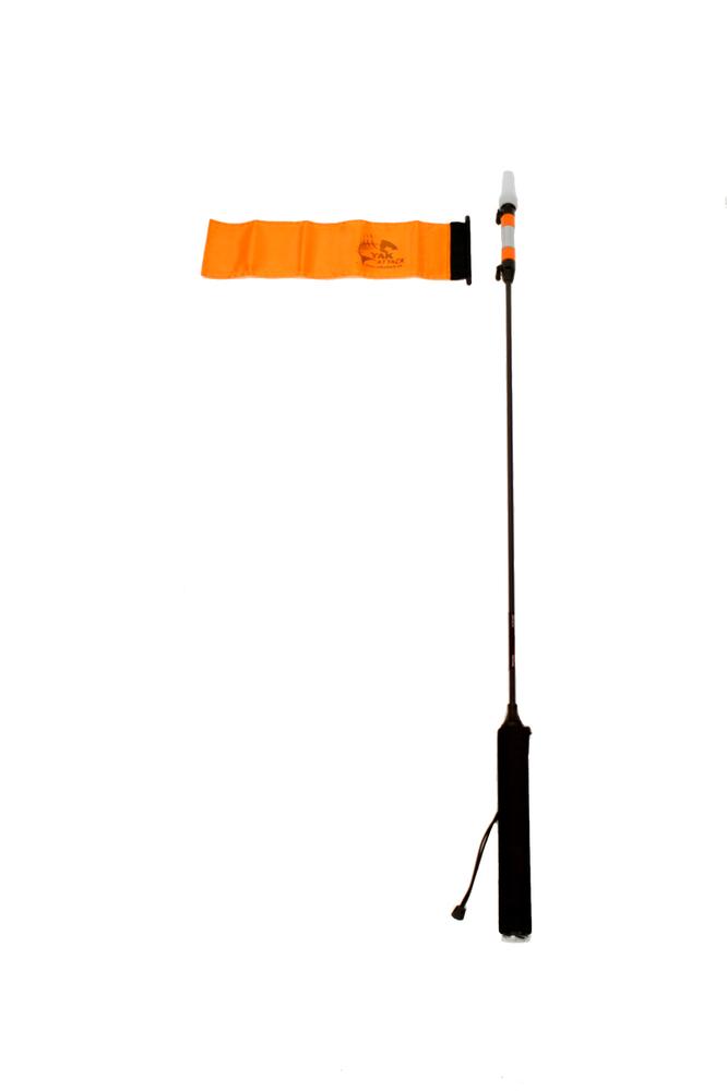 YakAttack VisiPole 2 Light and Flag GearTrac Ready ORANGE