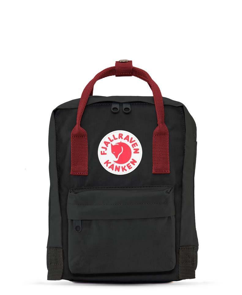 Fjallraven Kanken Mini Backpack BLACKOXRED
