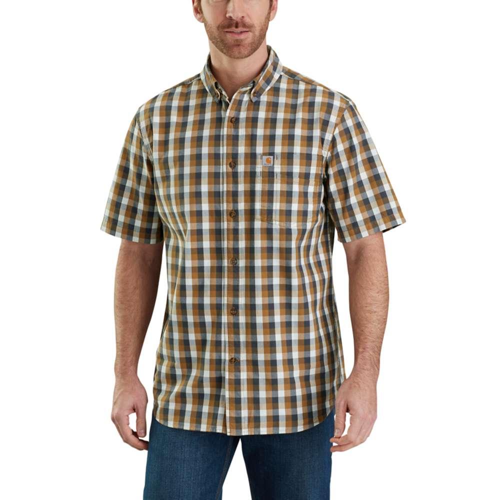 Kenco Outfitters | Carhartt Men's Essential Plaid Button Down Short Sleeve