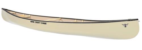 Nova Craft Canoe Trapper 12 Solo Fiberglass with Aluminum Gunwales Blem