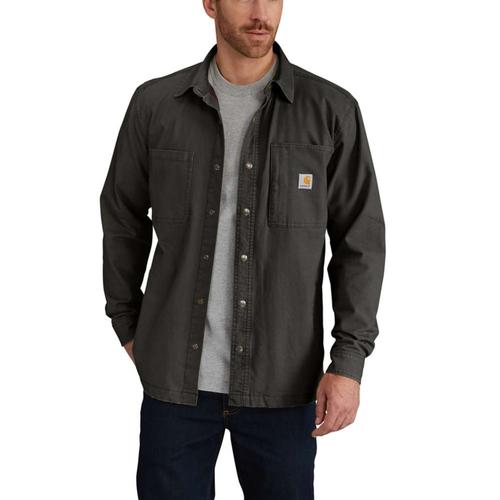 Carhartt Men's Rugged Flex Rigby Shirt Jac - Tall Sizes