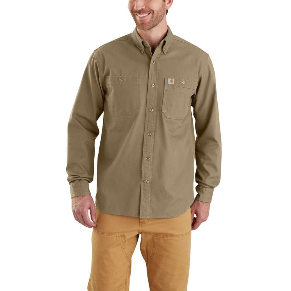 carhartt rugged flex rigby long sleeve work shirt