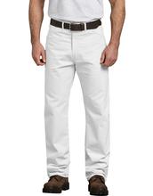 Dickies Men's Relaxed Fit Straight Leg Painter's Pants WHITE
