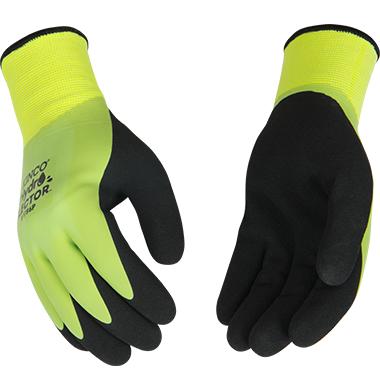 Kinco Hydroflector Waterproof Double Thermal Shell and Double Coated Latex Glove GREEN
