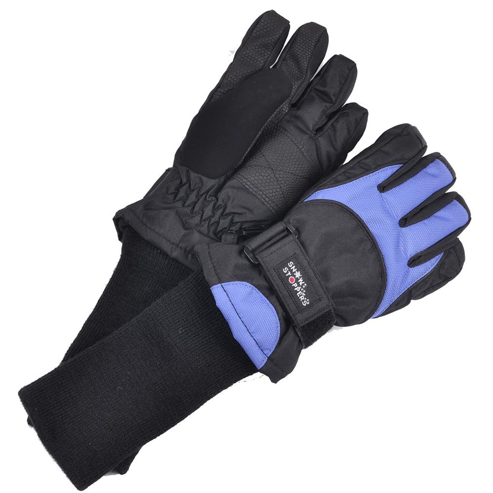 blue snowboard gloves