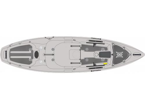 Perception Kayaks Silent Traction Pad System for Pescador Pro 10
