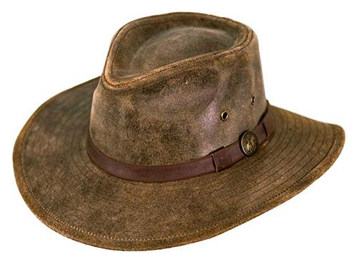 Outback Trading Co. Leather Kodiak Hat