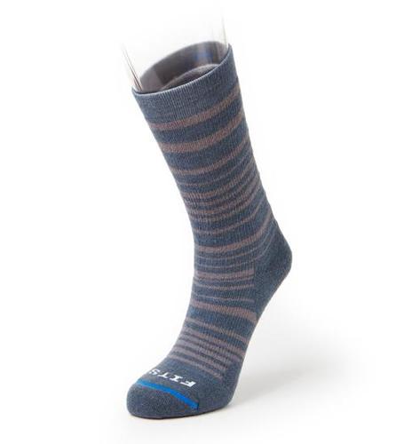 Fits Medium Hiker Striped Crew Sock