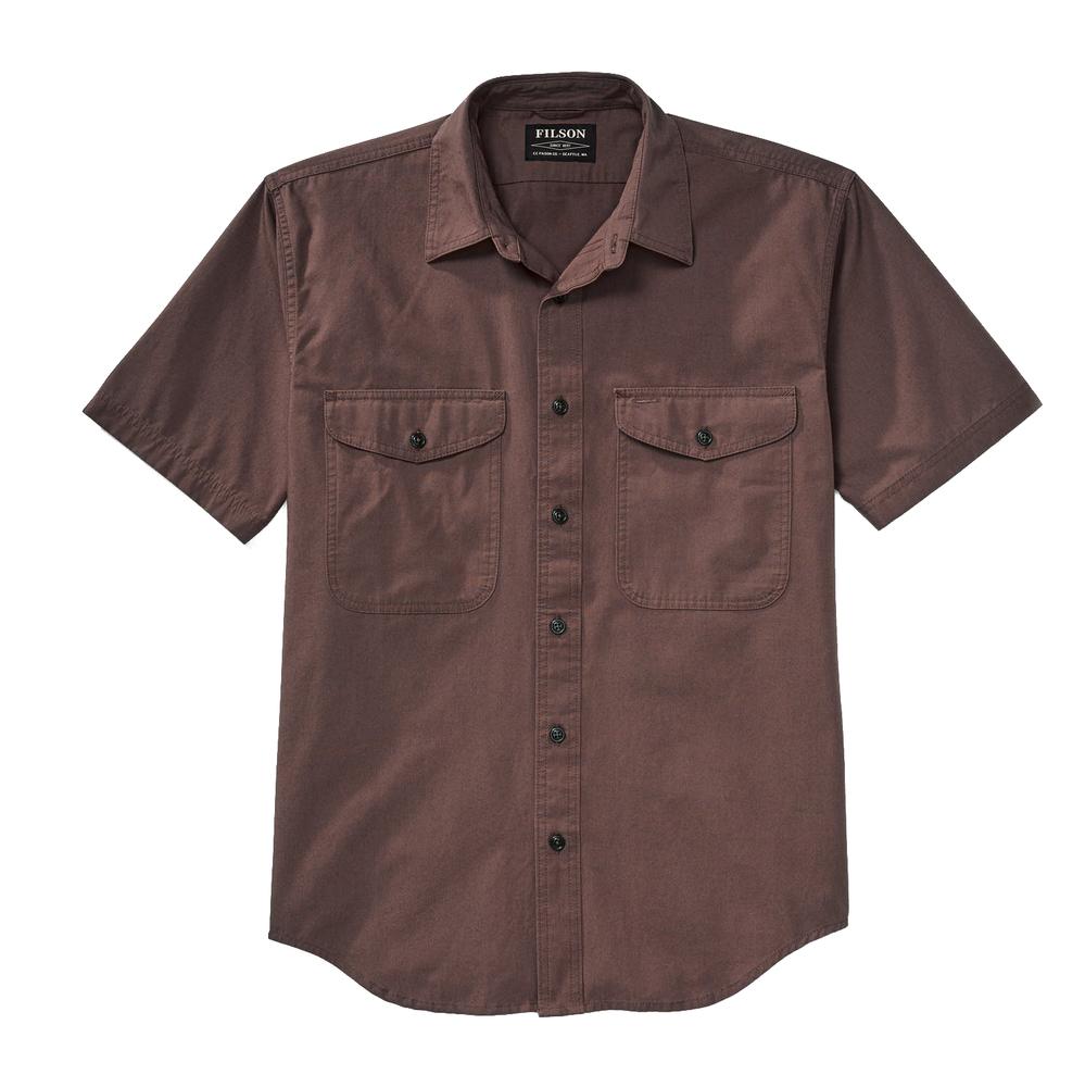 Filson Men's Short Sleeve Field Shirt RED_CLAY