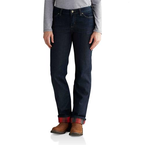 Carhartt Women's Original Fit Blaine Flannel Lined Jean