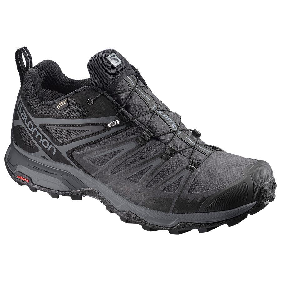 Salomon Men's X Ultra 3 GTX Black Hiking Shoe BLACK