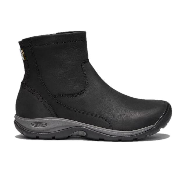 Keen Footwear Women's Presidio II Waterproof Zip Boot BLACK