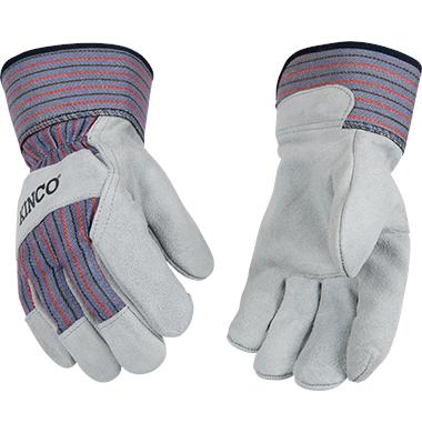 Kinco Suede Cowhide Palm Gloves With Safety Cuff