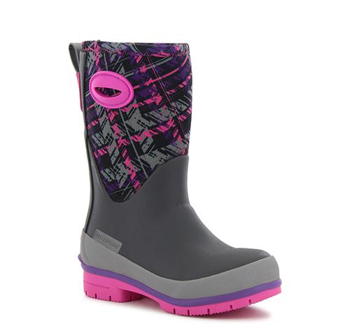 Washington Shoe Company Youth Rad Plaid Neoprene Boot