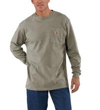 Carhartt Men's Workwear Long-Sleeve Pocket T-Shirt DESERT_HEATHER