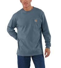 Carhartt Men's Workwear Long-Sleeve Pocket T-Shirt STEEL_BLUE