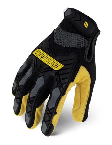 Iron Clad Impact Leather Touchscreen Compatible Goatskin Glove