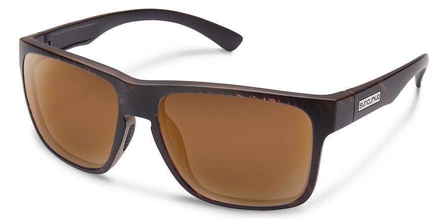 Suncloud Optics Rambler Blackened Tortoiseshell Sunglasses with Polar Brown Lens RBPPBRTT