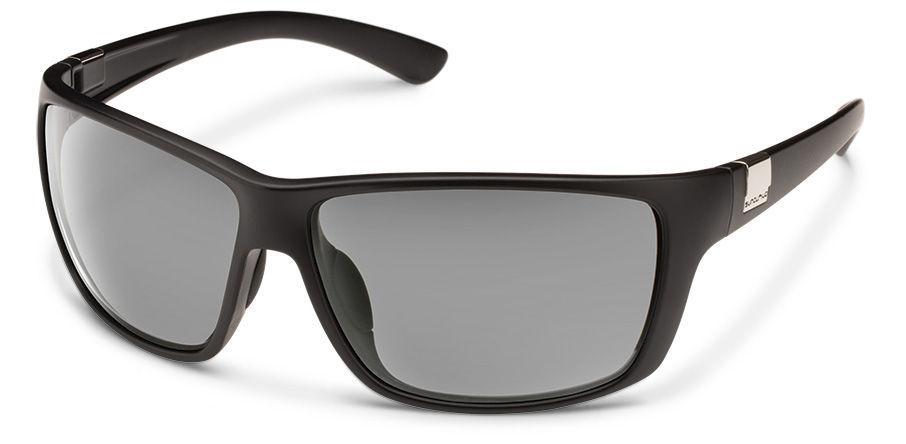  Suncloud Optics Councilman Sunglasses Matte Black With Polar Grey Lens