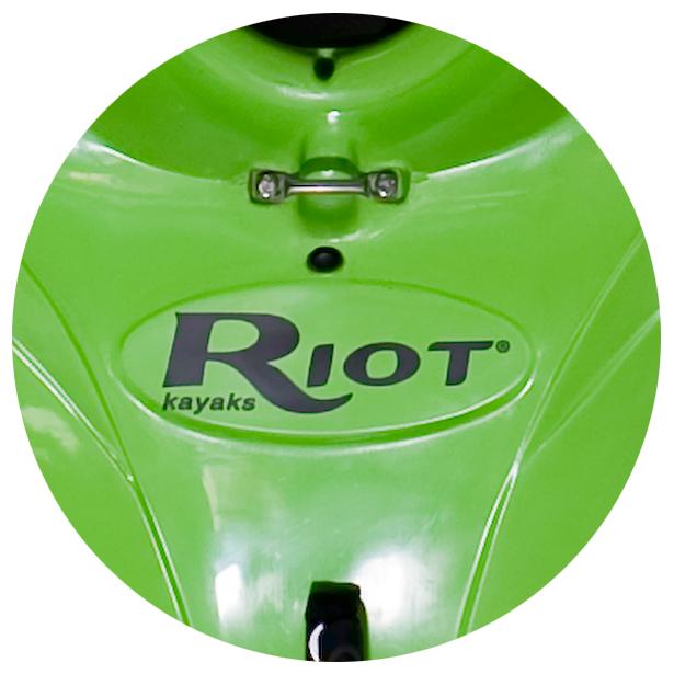 Riot Kayaks Mako 10' with Pedal Drive LIME